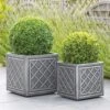 Stewart Lead Effect Square Planter