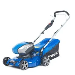 Hyundai HYM40LI420P Cordless Push Lawn Mower 42cm - Battery & Charger -Care Garden Shop hym40li420p 03 51634