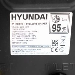 Hyundai HY145HPW-1 2100psi Power Jet Washer -Care Garden Shop hyundai 2100psi 145bar hot pressure washer 80c 2.3kw power washer or hy145hpw 1 58128