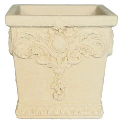 Willowstone Cream Venetian Square Planter V4W